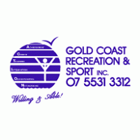 Gold Coast Recreation & Sport Logo Vector