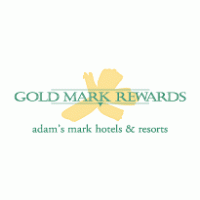 Gold Mark Rewards Logo PNG Vector