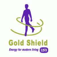 Gold Shield Logo PNG Vector