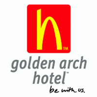 Golden Arch Hotel Logo PNG Vector