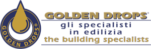 Golden Drops Logo Vector