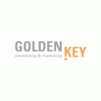 Golden Key Logo PNG Vector