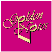 Golden Notes Logo PNG Vector