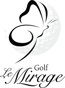 Golf Le Mirage Logo Vector