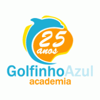 Golfinho Azul Logo Vector