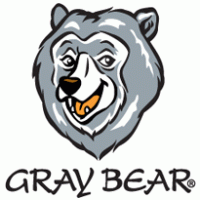 Gray Bear Logo PNG Vector