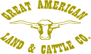 Great American Land & Cattle Logo PNG Vector