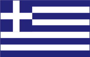 Greece Flag Logo Vector