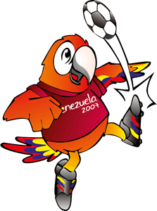 Guaki Mascota de la Copa America 2007 Logo Vector