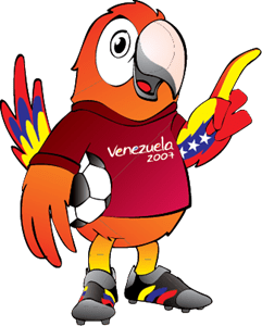 Guaki Mascota de la Copa America 2007 Logo PNG Vector