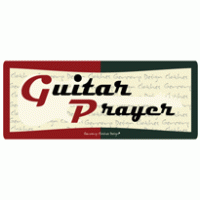 Guitar Prayer Logo PNG Vector