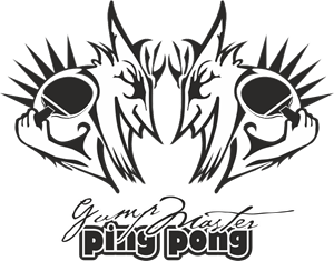 Gump Master Ping Pong Logo Vector