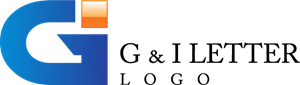 G I Letter Logo PNG Vector