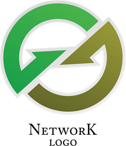 G J Letter Web Network Logo PNG Vector