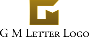 G M Letter Logo PNG Vector