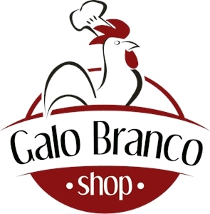 Galo Branco Shop Logo PNG Vector