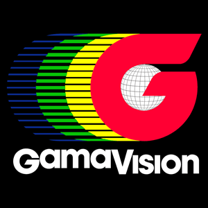 Gamavision Primer Fondo Negro Logo PNG Vector