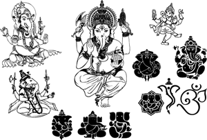 Ganesh Logo Vector