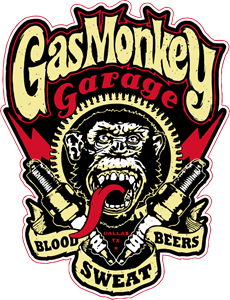 Gas Monkey Logo Vector