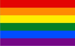 Gay Flag Logo PNG Vector