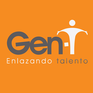 Gen-T Enlazando Talento Logo Vector
