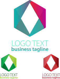 Geometric shapes Logo Vector