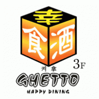 Ghetto - Happy Dining Logo Vector