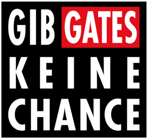 Gib Gates keine Chance Logo PNG Vector