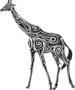Giraffe Logo PNG Vector