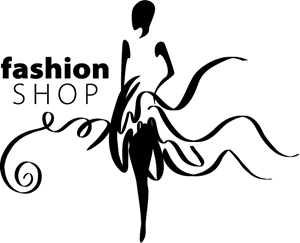 Girls and clothing fashion shop Logo PNG Vector