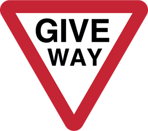 Give way Logo PNG Vector