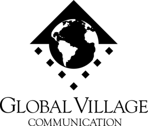 Global Village Communication Logo PNG Vector