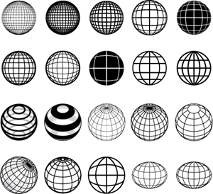 Globes Logo Vector