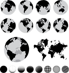 Globes Logo PNG Vector