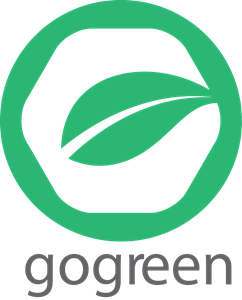 Go Green Leaf Logo PNG Vector