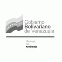 Gobierno Bolivariano Vertical Gris Logo Vector