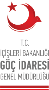 Göç İdaresi Genel Müdürlüğü Türkçe Dikey Logo Vector