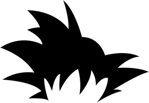goku hair Logo PNG Vector (AI) Free Download