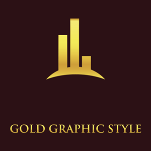 Gold Graphic Logo PNG Vector