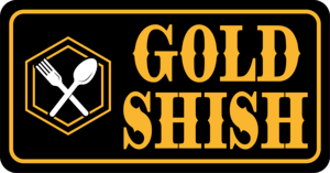 Gold Shish Logo PNG Vector