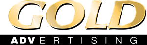 gold advertising Logo Vector
