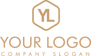 Golden Y L Letter Business Logo Vector