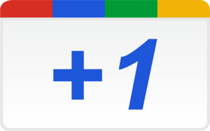 Google +1 Logo PNG Vector