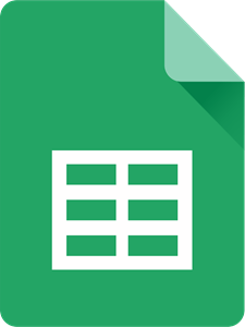 Google Sheets Logo PNG Vector