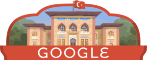 Google Türkiye Cumhuriyeti'nin 100. Yılı Logo PNG Vector