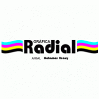 Gráfica Radial Logo PNG Vector