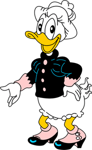 Grandma duck Logo PNG Vector