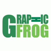 Graphic Frog Logo PNG Vector