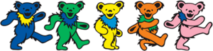 Grateful Dead: Dancing Bears Logo PNG Vector