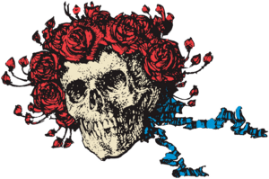 Grateful Dead: Skull & Rose Logo PNG Vector